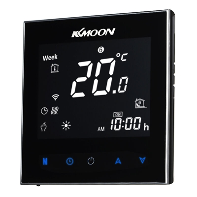 KKmoon termostato acqua calda (Serie 2000 - riscaldamento elettrico nero) si applica a tutti i sistemi di riscaldamento elettrico riscaldamento