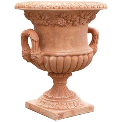 Vaso In Terracotta 100% Made In Italy Lavorata A Mano