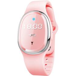 Braccialetto repellente per zanzare ad ultrasuoni M19 con funzione orologio,rosa características