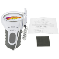 Tester della qualita dell'acqua della piscina CL2 e PH tester della qualita dell'acqua del pH tester del cloro residuo della piscina pc102 spedito características