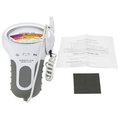 Tester della qualita dell'acqua della piscina CL2 e PH tester della qualita dell'acqua del pH tester del cloro residuo della piscina pc102 spedito
