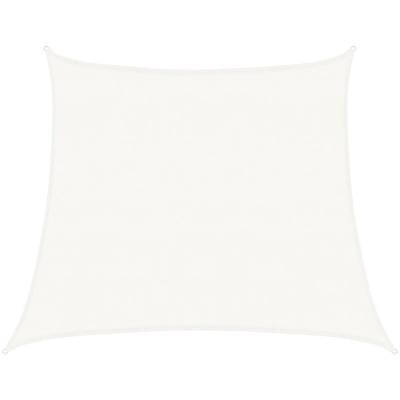 vidaXL Vela Parasole 160 g/m² Bianca 4/5x4 m in HDPE - Bianco