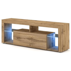 Porta Tv Moderno Brodia 2 Led Rovere Wotan 140cm precio