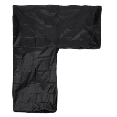 Rivestimento per mobili in rattan ad angolo da giardino divano impermeabile esterno a forma di L.