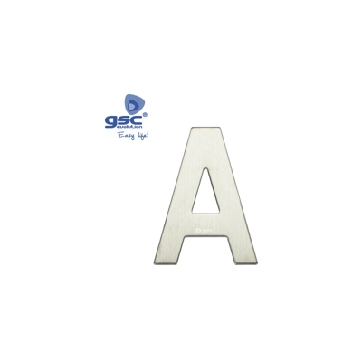 Porta lettera A in acciaio inossidabile con adesivo 003302620 - GSC