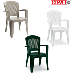 Poltrona da esterno in resina Super Elegant tortora Scab precio