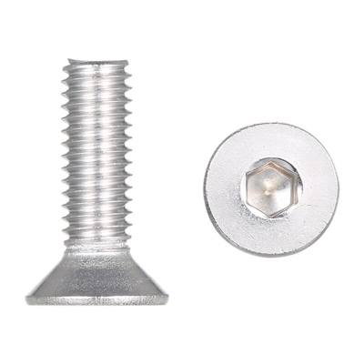 5 pz 304 in acciaio inox a testa svasata esagono incassato DIN7991 vite a testa piatta vite a esagono incassato M6 * 20