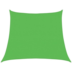 vidaXL Vela Parasole 160 g/m² Verde Chiaro 3/4x3 m in HDPE - Verde en oferta