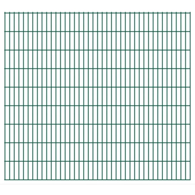 2D Pannelli Recinzione Giardino 2,008x1,83 m 8 m (Totale) Verde - Verde - Youthup