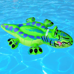 Coccodrillo Gonfiabile Galleggiante Cavalcabile Per Bambini 130 Cm Mare Piscina características