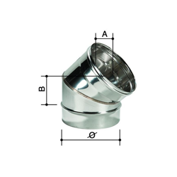 Cordivari - Curva Monoparete in Acciaio Inox ART.3304025212240 características