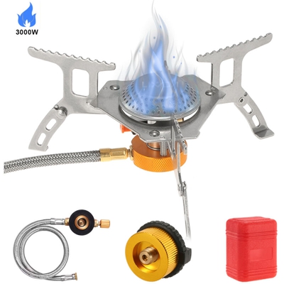 Lixada all'aperto gas da cucina forno bruciatore stufe + + tubo flessibile adattatore
