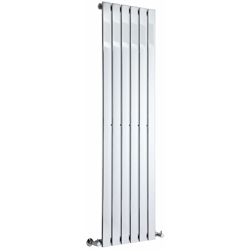 Hudson Reed Delta Radiatore Termoarredo di Design Verticale Moderno - Termosifone con Finitura Cromata - Pannelli Piatti - 1600 x 450mm - 590 Watt características