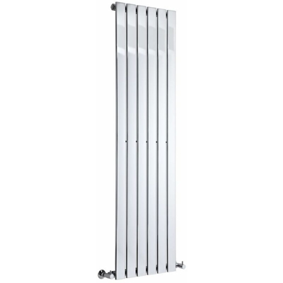 Hudson Reed Delta Radiatore Termoarredo di Design Verticale Moderno - Termosifone con Finitura Cromata - Pannelli Piatti - 1600 x 450mm - 590 Watt