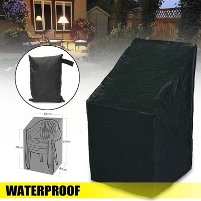 190T Pe Coprisedile impermeabile per mobili da giardino da esterno, sporco, pioggia, ghiaccio, ghiaccio, parasole, protezione dalla neve (dimensioni: