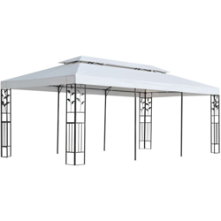 Gazebo 3x6 m Bianco - Bianco - Vidaxl características