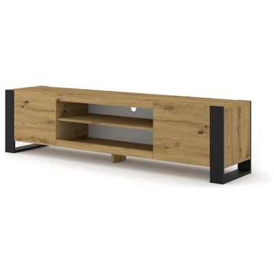 Mobile Basso Per Tv Mondi 188 Cm, In Rovere Artisan