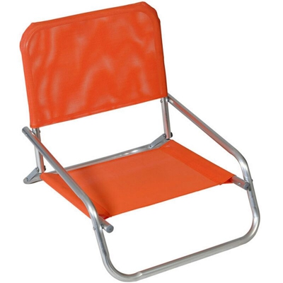 Cliccandoshop - Sedia da Spiaggia Textline Arancio (66 x 47 x 53 cm)