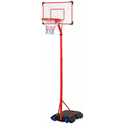 HOMCOM Canestro Basket per Bambini Portatile Regolabile con Tabellone e Piantana en oferta