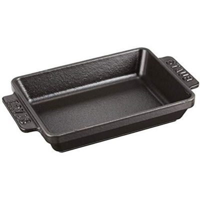 Pirofila Rettangolare 15x11cm Ghisa Nero - Staub