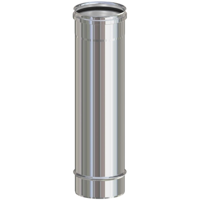 Generico - TUBO INOX AISI 304 CM. 50 D. 80 X PELLET