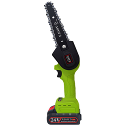 Asupermall - 5 pollici 24V portatile senza spazzole elettrico potatura motosega ricaricabile piccola sega a catena per legno spaccalegna Strumento en oferta