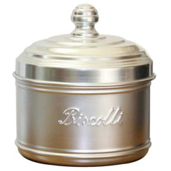 Barattolo per biscotti in alluminio Cm 16 H 11 - Ottinetti en oferta
