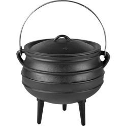 Olandese Forno fuoco pentola gulasch canonico in ghisa grill pentola cottura pentola torrefattore 8L Potjie en oferta