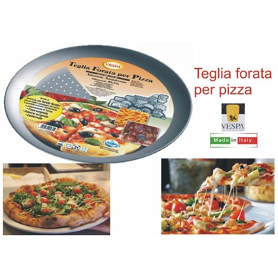 Teglia Forata X Pizza Cm. 34,5X2