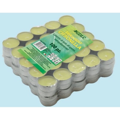 TL100CT Candela Citronella Tealight 100 Pezzi - Lapillo