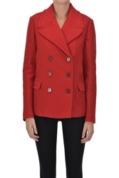 Padded double breasted coat en oferta