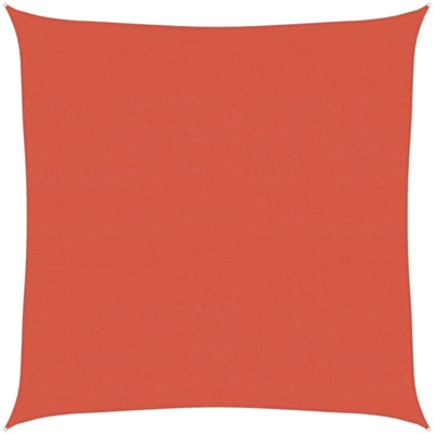 vidaXL Vela Parasole 160 g/m² Terracotta 6x6 m in HDPE