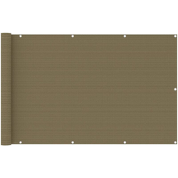 Paravento da Balcone Grigio Talpa 120x400 cm in HDPE - Grigio talpa - Vidaxl en oferta