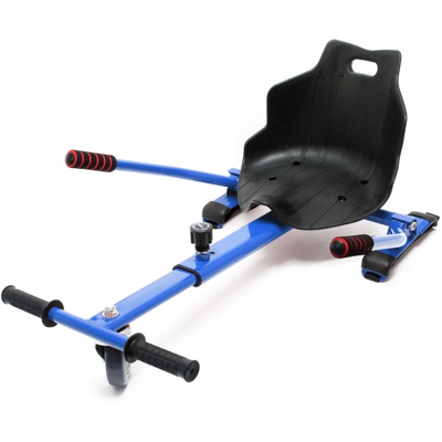 Sedile scooter elettrico autobilanciato compatibile con Hoverboard regolabile blu max 120 kg