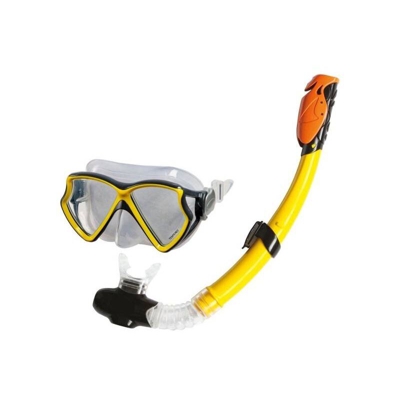 Set Maschera Con Boccaio Per Immersioni Snorkeling Sub Mare Piscina Color 70504L