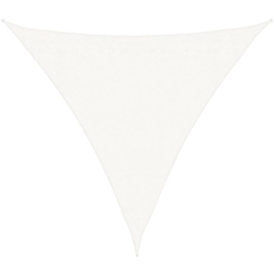 vidaXL Parasole a Vela HDPE Triangolare 3,6x3,6x3,6 m Bianca - Bianco características