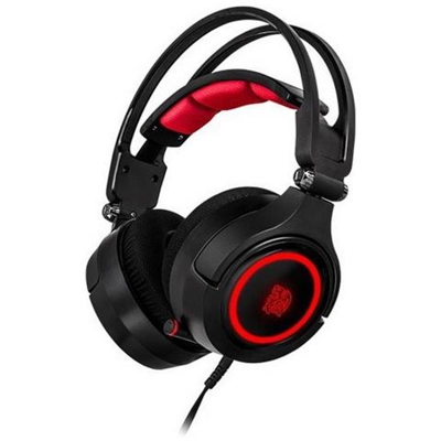 Cuffie Cronos Riing RGB 7.1 Cablato Colore Nero