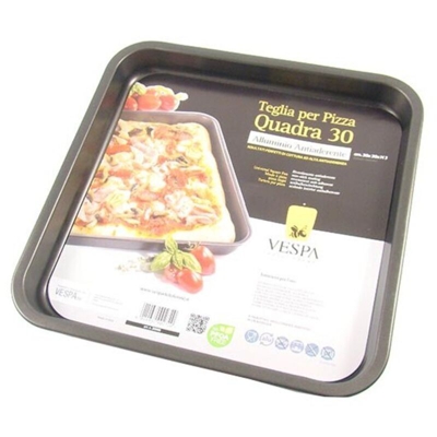 Teglia Pizza Quadra Cm.30X30Xh3