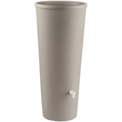 Contenitore acqua con coperchio rotondo e rubinetto in resina 'Genesis' h. 152 cm. Taupe en oferta
