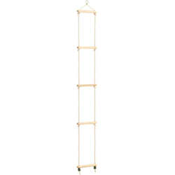vidaXL Scala di Corda per Bambini in Legno Massello e PE 30x168 cm - Marrone en oferta