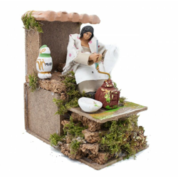 Pastore per Presepe in Movimento 14 cm x 9 cm Macina Caffè 43104 características