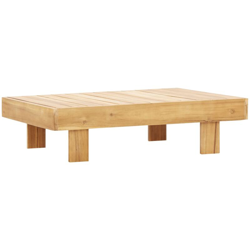 Tavolino da Caffè 100x60x25 cm in Legno Massello di Acacia VD53027 - Hommoo precio
