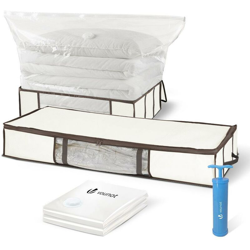 Sacchetti Sottovuoto per Vestiti Salvaspazio Riutilizzabili, con Pompa, Set di 4 - Vounot características