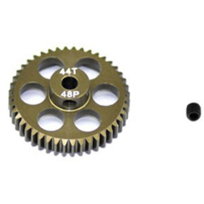 Pignone motore Tipo di modulo: 48 DP Ø foro: 3.175 mm Numero di denti: 44 - Arrowmax