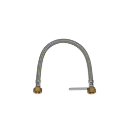 Flessibile Per Bombola E Centralina Gas Gpl F/F 50 Cm In Acciaio Con Chiave en oferta