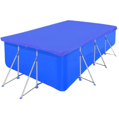 vidaXL Copertura per Piscina Rettongolare in PE 90gr/mq 540x270 cm - Blu