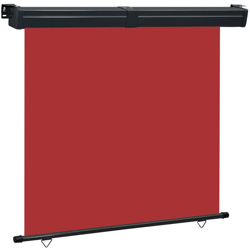 Tenda Laterale per Terrazzo 160x250 cm Rossa - Rosso - Vidaxl en oferta