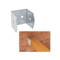 STAFFA SUPPORTO IN ACCIAIO ZINCATO X TRAVI LEGNO INCLINATE AD U 120x120x124 características