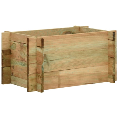 Fioriera Giardino Letto Vegetale Legno Pino Impregnato 40 cm