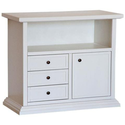 Mobile Porta Tv In Legno Shabby Chic Laccato Bianco precio
